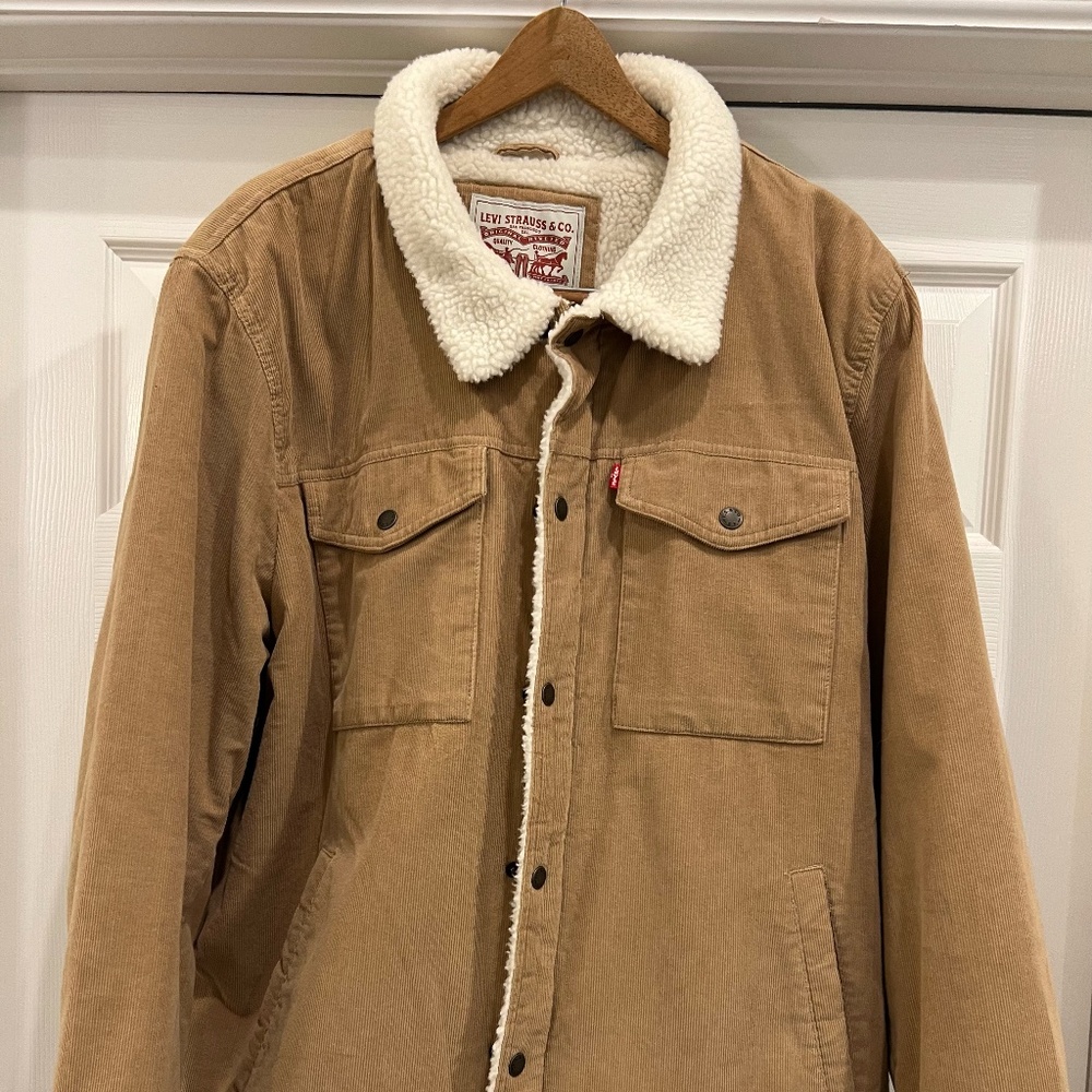 Levi Strauss & Co. Corduroy and Shearling/Sherpa Ranch Jack